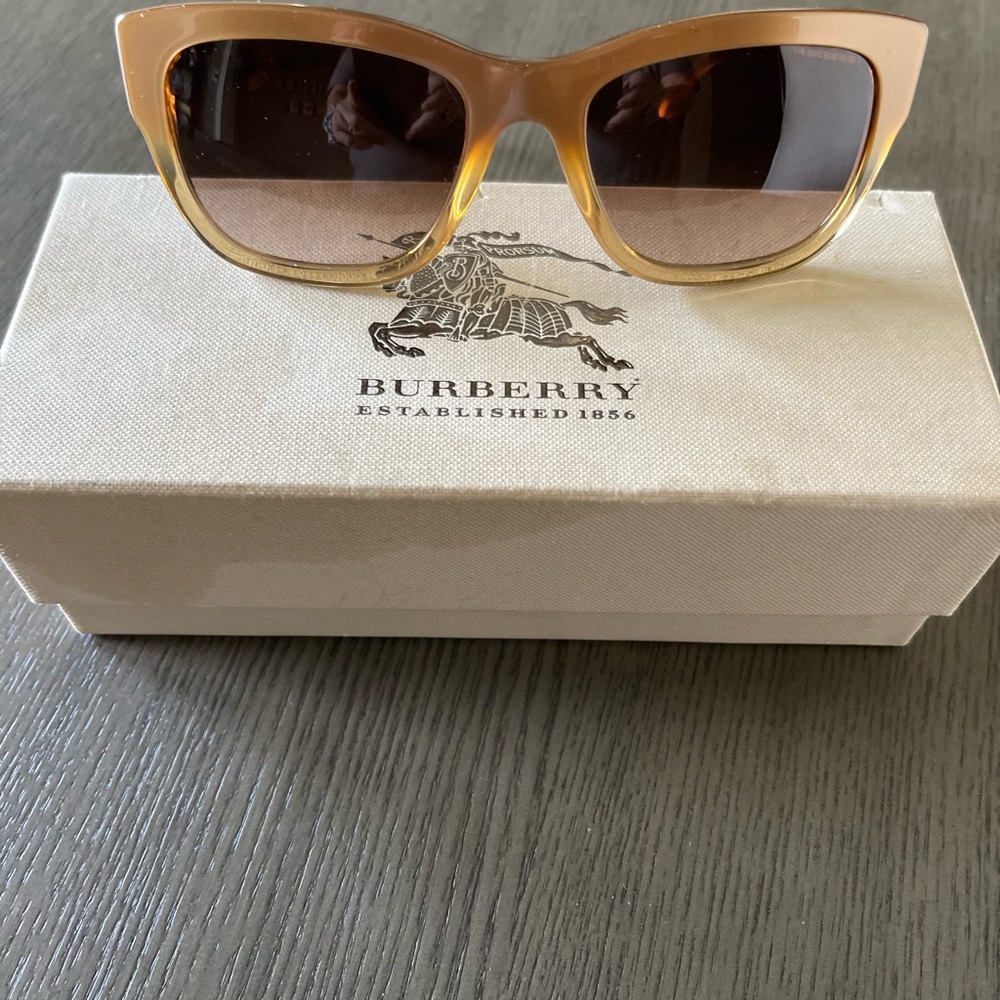 Burberry Tan Cat-Eye Sunglasses